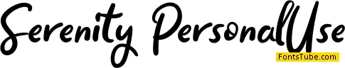 Serenity Font