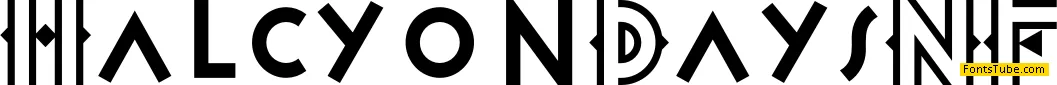 Halcyon Days NF Font