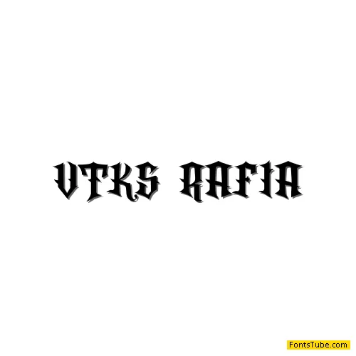 VTKS Rafia Font