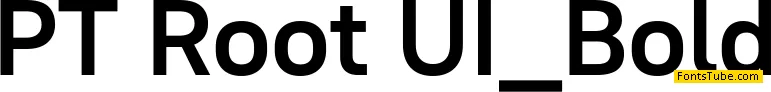 PT Root UI Font Family