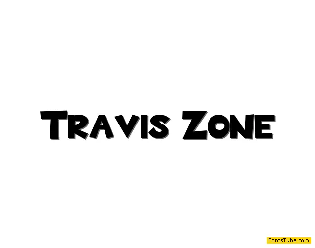 Travis Zone Font