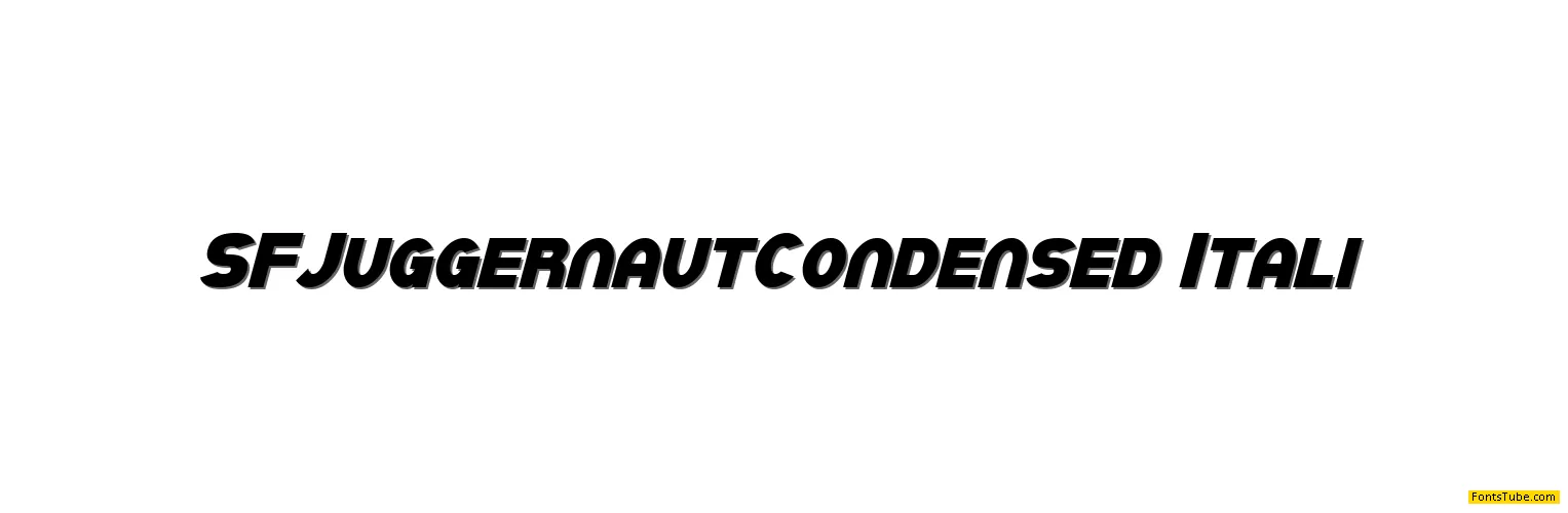 SF Juggernaut Font Family