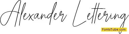 Alexander Lettering Font Family