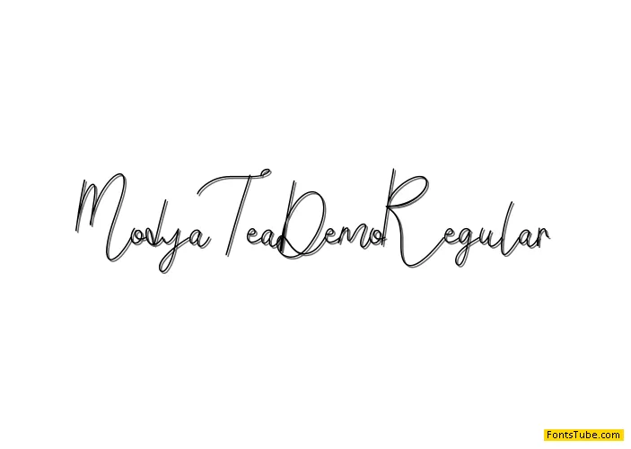 Modya Tea Demo Font