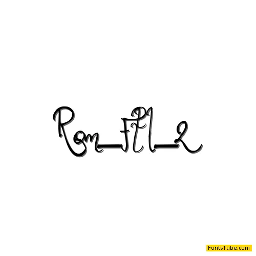 Romance Fatal Font