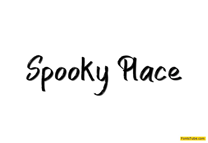 Spooky Place Font