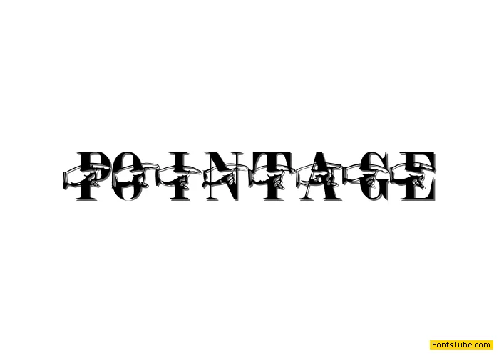 Pointage Font