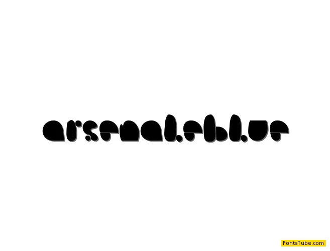 Arsenale Blue Font