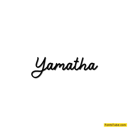 Yamatha Font