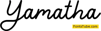 Yamatha Font
