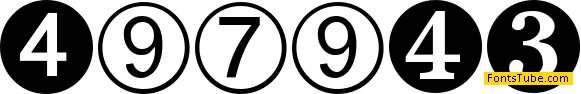 Digits Font