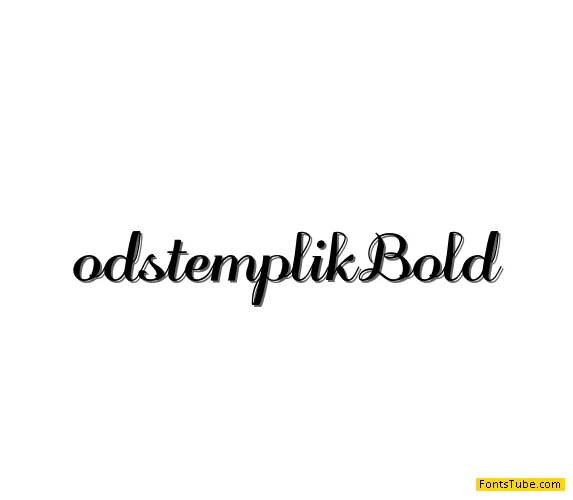odstemplik Font Family