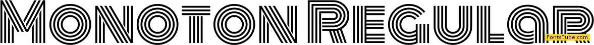 Monoton Font