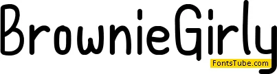 Brownie Girly Font