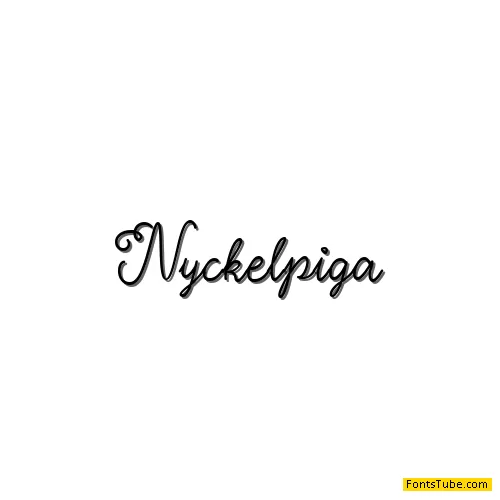 Nyckelpiga Font
