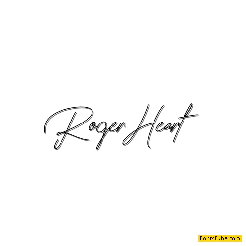 Roger Heart Font