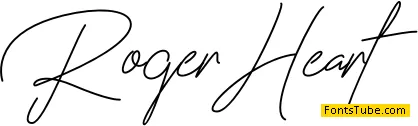 Roger Heart Font