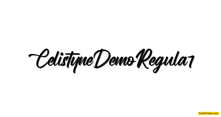 Celistyne Demo Font