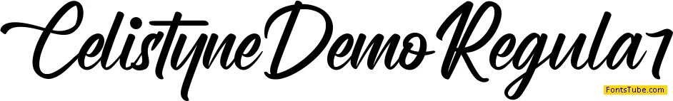 Celistyne Demo Font