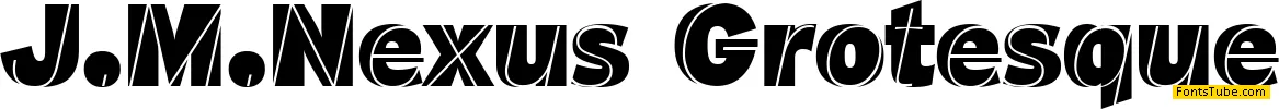 J.M. Nexus Grotesque Font