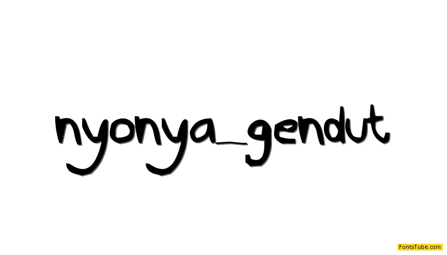 Nyonya Gendut Font