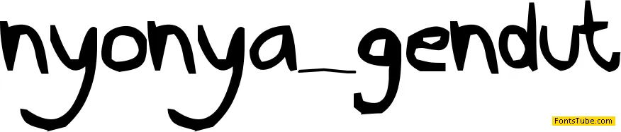 Nyonya Gendut Font