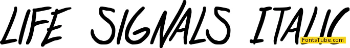life signals Font Family