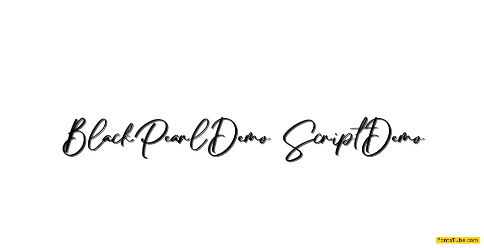 BlackPearl Demo Font Family