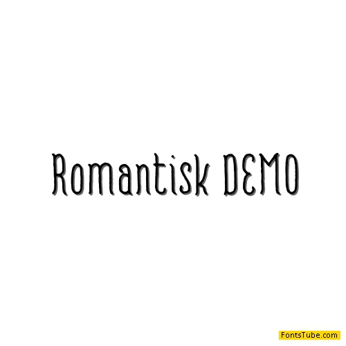Romantisk DEMO Font