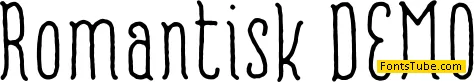 Romantisk DEMO Font