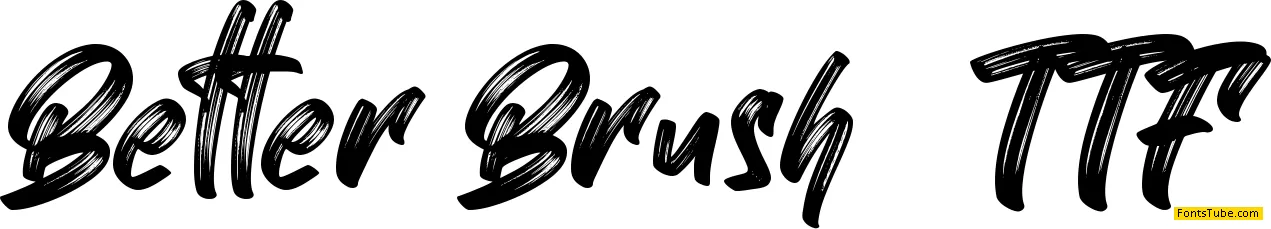 Better Brush Font Family