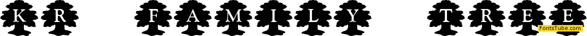 KR Family Tree Font