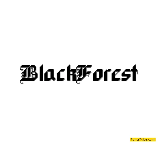 Black Forest Font
