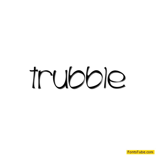 Trubble Font
