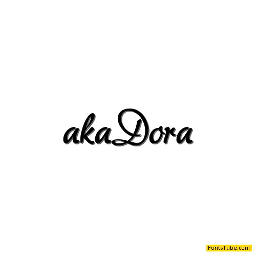 akaDora Font