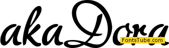 akaDora Font
