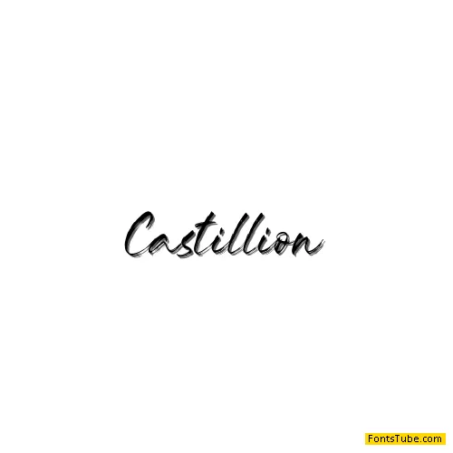 Castillion Font