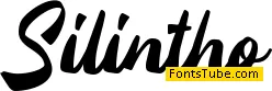 Silintho - Personal Use Font