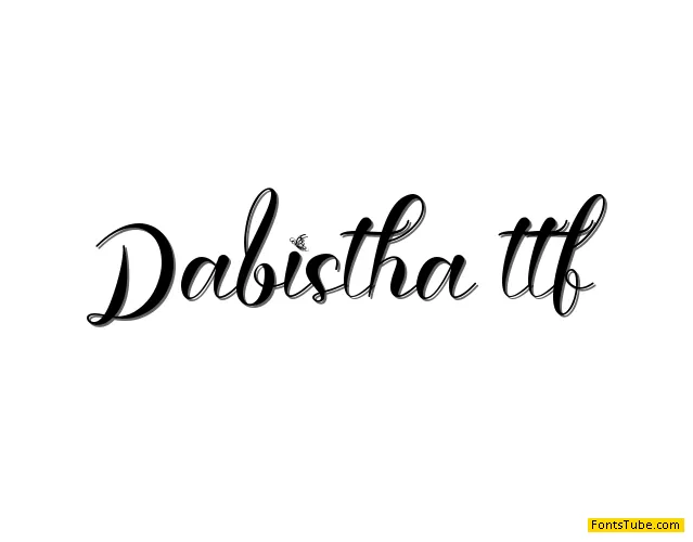 Dabistha Font