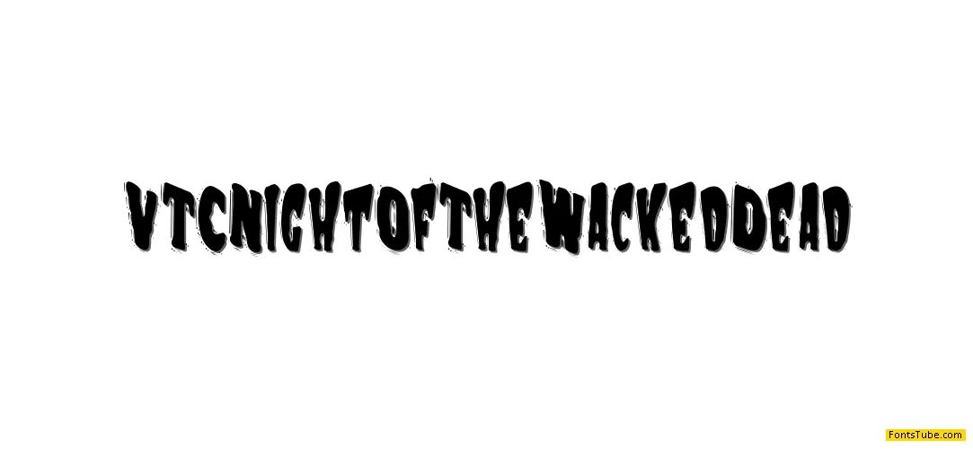 VTC Night Of The Font Family