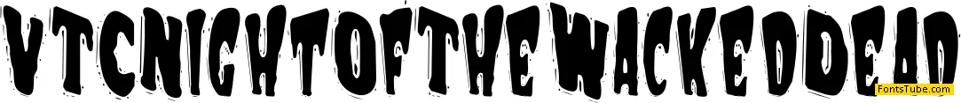 VTC Night Of The Font Family