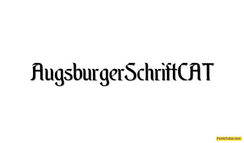 Augsburger Schrift CAT Font
