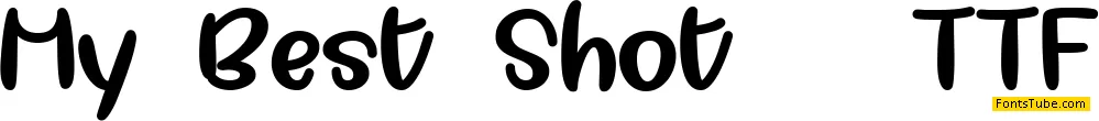 My Best Shot Font