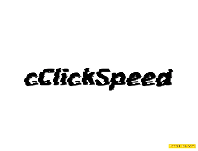 c Click Speed