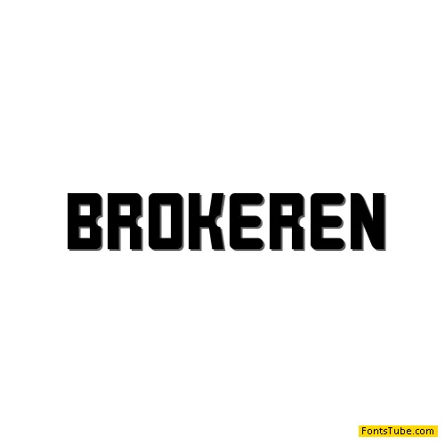 BROKEREN Font Family
