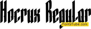 Hocrux Font