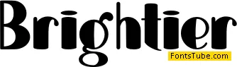 Brightier Font