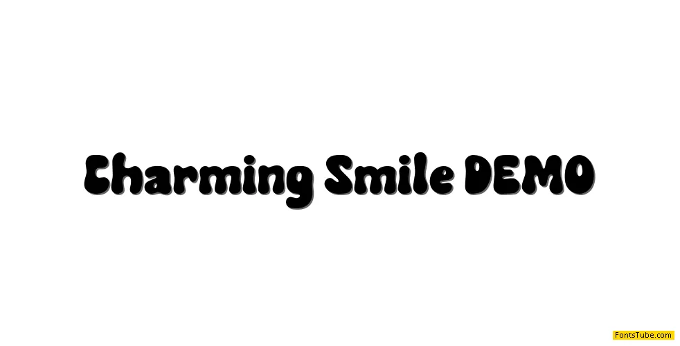 Charming Smile DEMO Font