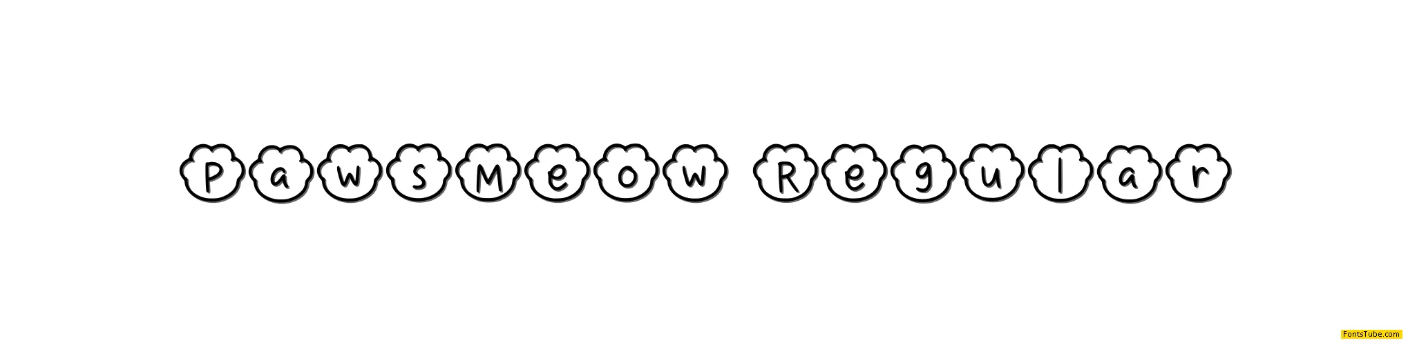 Paws Meow Font