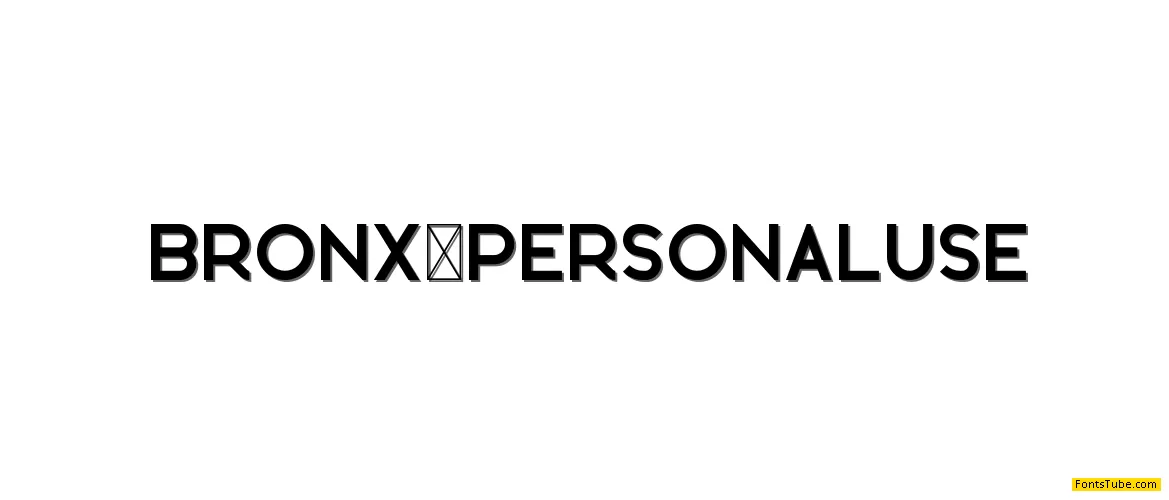 Bronx Font